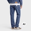 New Era MLB Logo All-Over-Print Denim Pant Colore Non Definito 107582 2