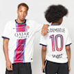 Nike   Dembélé / No. 10 / PSG Nike Away Stadium 2026/27 blanc 107736 1