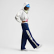 adidas Originals 3-Stripes Fleece Full-Zip Hoodie grijs 107915 7