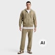 Nike Sportswear SF Graphic Full-Zip Hoodie zielony 107981 4