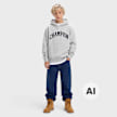 Champion Hooded Sweatshirt grijs 108210 4