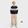 Champion Polo Neck Sweatshirt plava 108211 6