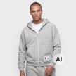 Champion Hooded Full Zip Sweatshirt cinzento 108530 1