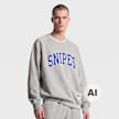 Champion SNIPES Crewneck Shirt Grigio 108540 1