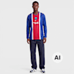 Nike Kvaratskhelia / No. 7 / PSG Dri-FIT Jersey Longsleeve Home Stadium Blau 108864 3