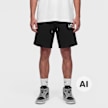 Off-White Diagonal Open Hem Jogger Shorts schwarz 108887 1