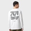 Off-White Off Active Duct Tape Long Sleeve Tee branco 108899 1