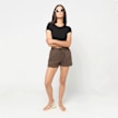 Urban Classics Ladies Light Terry Shorts braun 109388 4