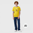 PUMA Home Jersey Kids jaune 109942 7