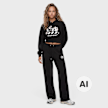 Off-White Double Waistband Sweatpants negro 110102 7