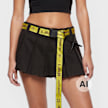 Off-White Pleated Mini Skirt Nero 110099 3