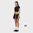 Off-White Pleated Mini Skirt Nero 110099 4