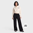 Off-White Crop Hoodie beż 110103 6