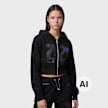 Off-White crop boxy jacket black night Undefined Color 110100 1