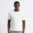 Burocs Rib Henley T-Shirt beż 110272 1