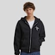 Mister Tee Six Crosses Fluffy Zip Hoody zwart 138934 2
