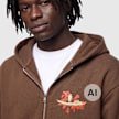 Mister Tee True Warrior Fluffy Zip Hoody preto 140074 3