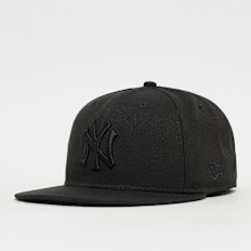 New Era Fitted-Cap 59Fifty Black On Black MLB New York Yankees noir