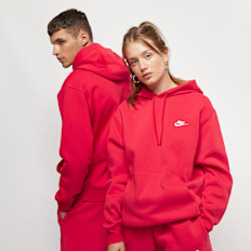 Nike Club Fleece Hoodie vermelho