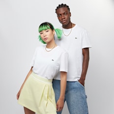 Lacoste Short Sleeved Crew Neck weiß