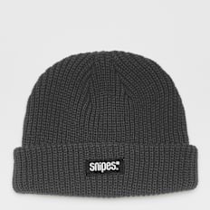 SNIPES Woven Label Fisherman Beanie charcoal gris