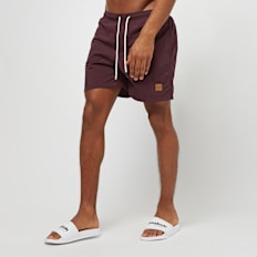 Urban Classics Block Swim Shorts cherry viola