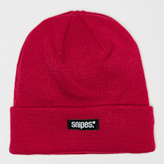SNIPES Woven Label Beanie red rood