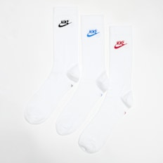 Nike 3 PACK - Sportswear Everyday Essential Crew Socks branco