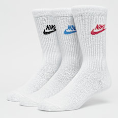 Nike 3 PACK - Sportswear Everyday Essential Crew Socks weiß