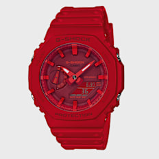 G-SHOCK GA-2100-4AER vermelho