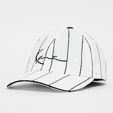 Karl Kani Signature Pinstripe Cap biały
