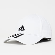 adidas Performance 3-Streifen Baseball Cap weiß