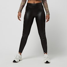 Urban Classics Imitation Leather Leggings noir