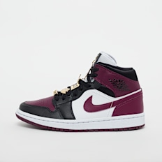 Jordan Air Jordan 1 Mid SE black/dark beetroot/white hyper royal zwart