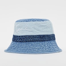 Karl Kani KK Signature Block Denim Bucket Hat blue blauw