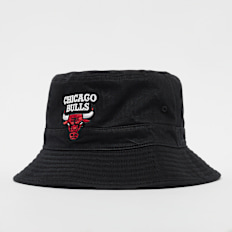 Mitchell & Ness NBA Chicago Bulls TEAM LOGO BUCKET HAT black/ black schwarz
