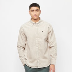 Carhartt WIP Long Sleeve Madison Cord Shirt schwarz