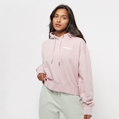 SNIPES College Logo Washed Short Hoodie różowy