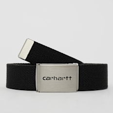 Carhartt WIP Clip Belt Chrome schwarz