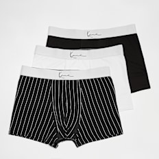 Karl Kani KK 3-Pack Boxer Briefs Small Signature Essential black,bl/wh višebojno