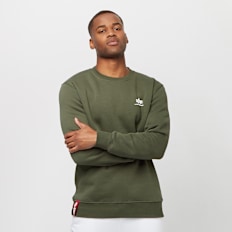 Alpha Industries Basic Sweater Small Logo zelena