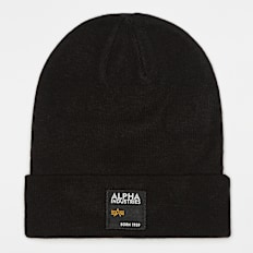 Alpha Industries Label Beanie czarny