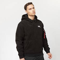 Alpha Industries Teddy Hoody noir