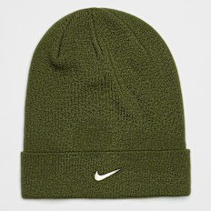 Nike U NSW Beanie Cuffed Swoosh rough green/gunmetal marrone