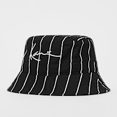 Karl Kani Signature Pinstripe Bucket Hat crna