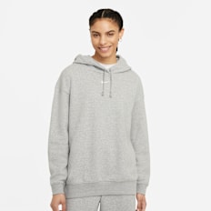 Nike Sportswear Essential Collection Women's Oversized Fleece Hoodie grijs