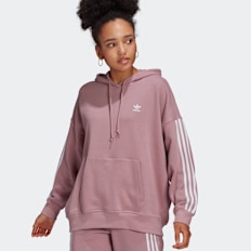 adidas Originals adicolor 3-Stripes Hoodie lichtroze