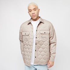 Karl Kani Chest Signature Quilted Shirt bež