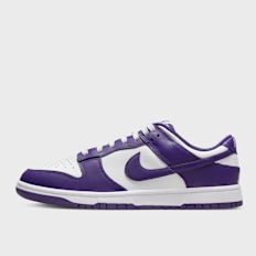 Nike Dunk Low Retro white/court purple/team orange Weiss
