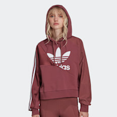 adidas Originals adicolor Bold Hoodie lichtroze